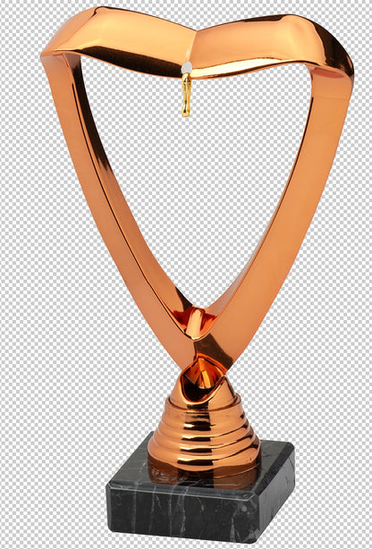 Coupe - Trophée en 3 couleurs (réf. SET.358)