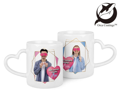 Tasse de couple DUO, Orca™ Coating, résistant au lave-vaiselle (Ref. DUO-2.S)