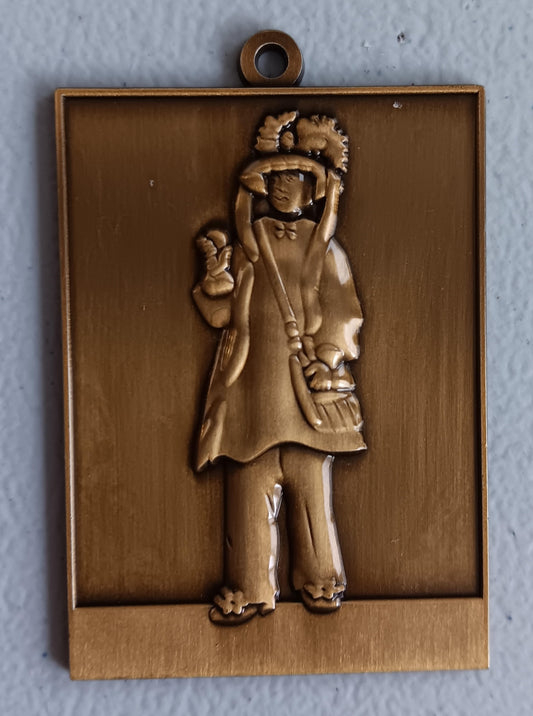 Médaille Carnaval (réf. TR Paysan - Bronze 3D)