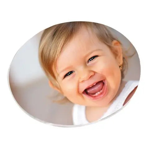 Magnet pour réfrigérateur rond Ø 63 mm ,Blanc Brillant (réf. UNI - 5522)