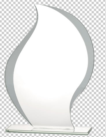 Trophée en verre en 3 tailles (réf. W291 - W292 - W293)