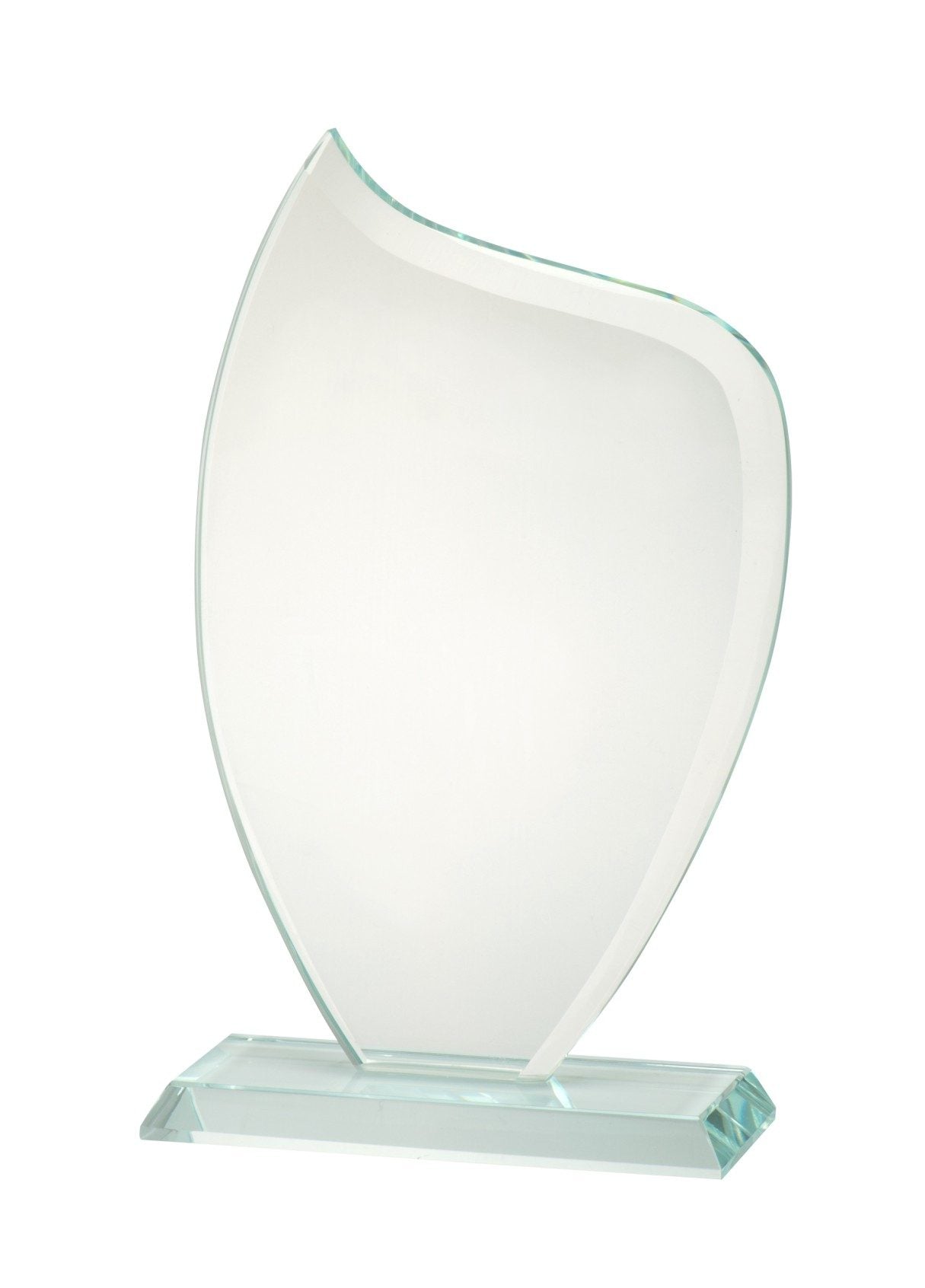 Trophée en verre en 3 tailles (réf. W351 - W352 - W353) (Bie)