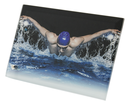 Trophée en verre en verre pour sublimation (réf. W663 - W664 - W665)