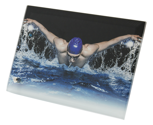 Trophée en verre en verre pour sublimation (réf. W663 - W664 - W665)