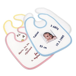 Bavette (bavoir) pour bébé (réf. BIBN-LB)