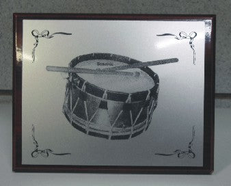 Bois de luxe Foncée + plaque grise