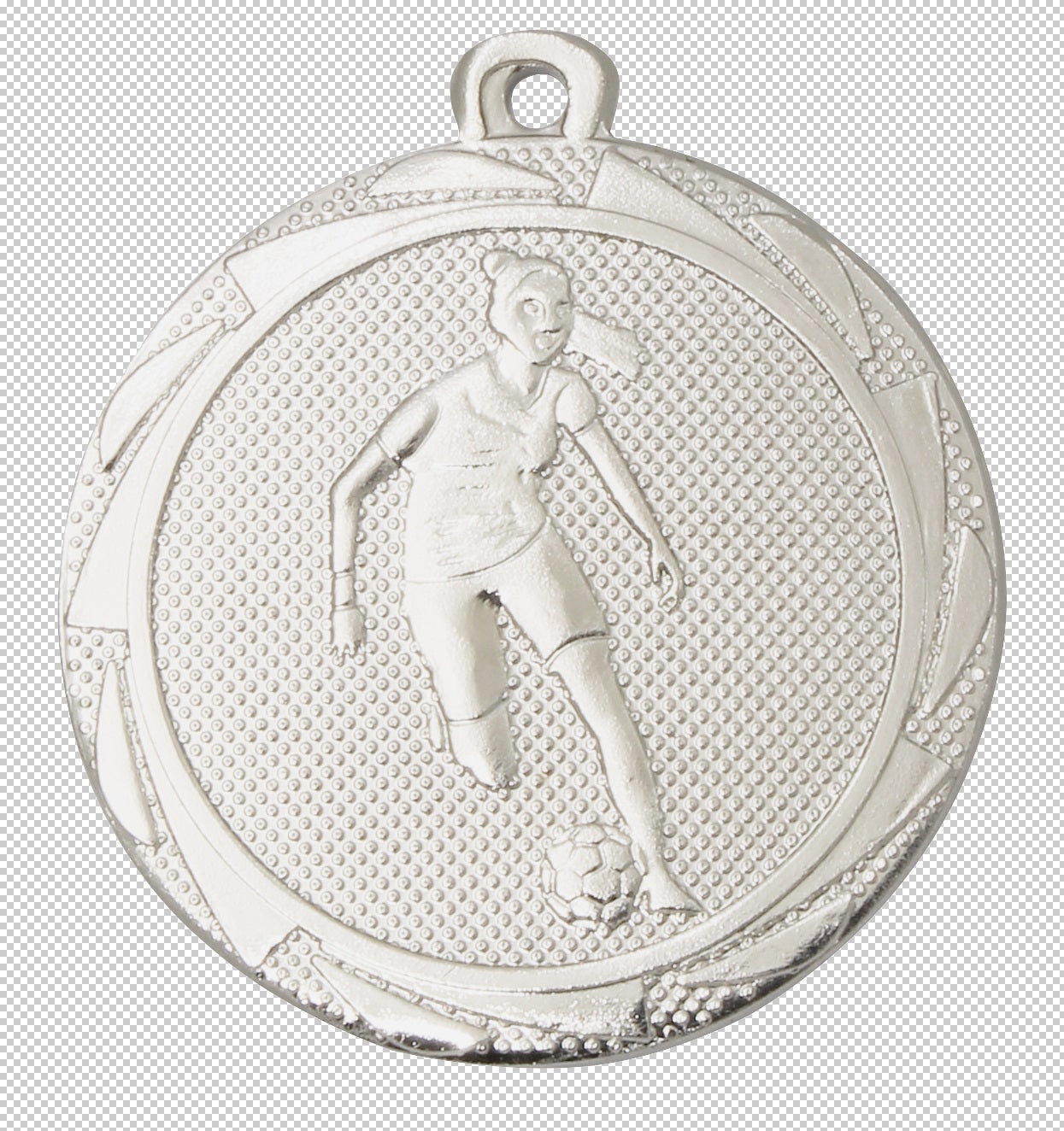 Médaille Football Féminin 45mm (réf. BS.ME111)