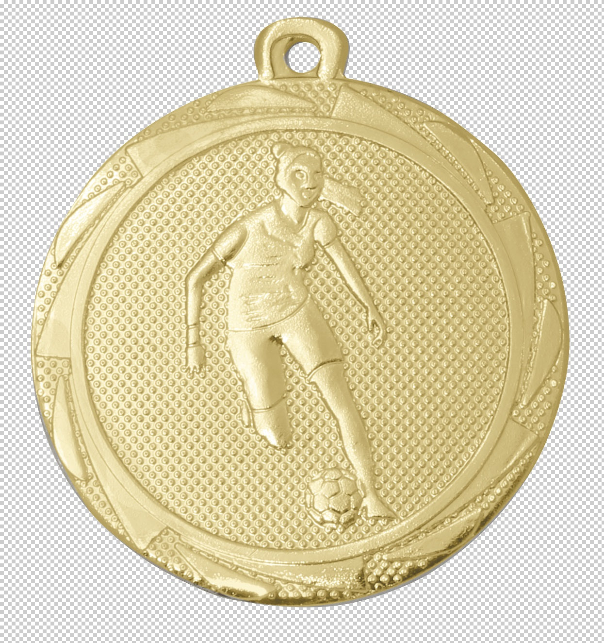 Médaille Football Féminin 45mm (réf. BS.ME111)