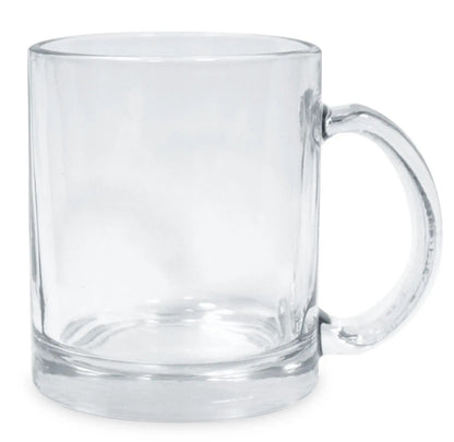 Tasse transparente en verre (réf. GL-TA-2)