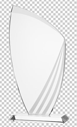 Trophée en verre en 3 tailles (réf. W381 - W382 - W383)