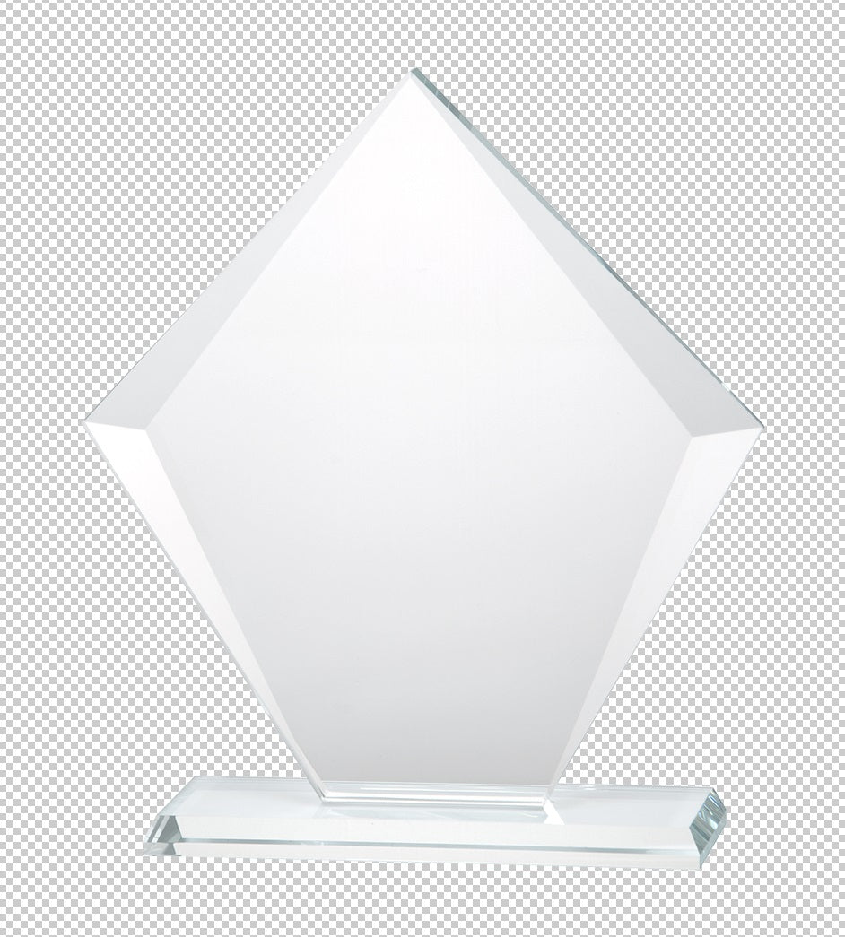 Trophée en Verre en 3 tailles (réf. W391 - W392 - W393)