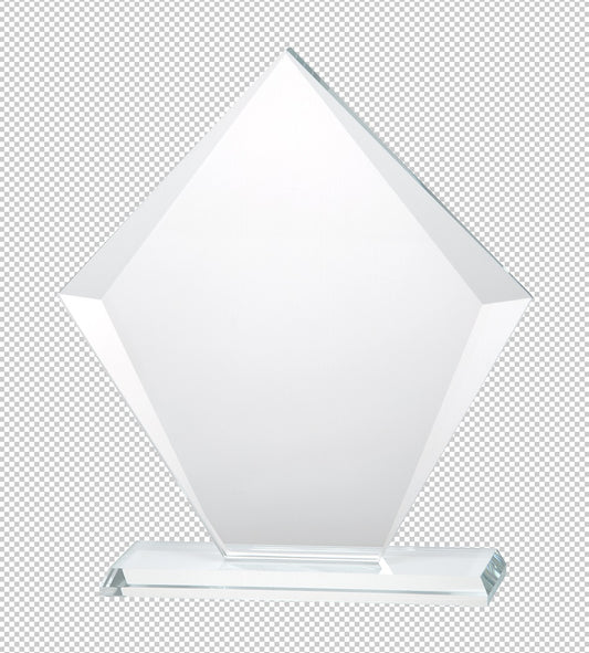 Trophée en Verre en 3 tailles (réf. W391 - W392 - W393)
